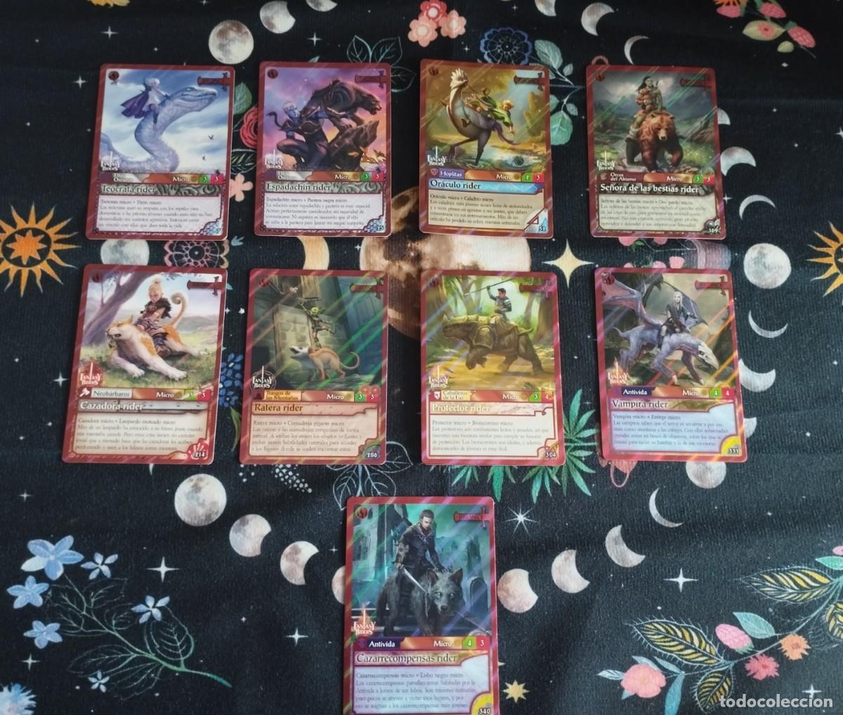 Coleccionismo cromos antiguos: Cartas Fantasy Riders SERIE BRONCE, 2019