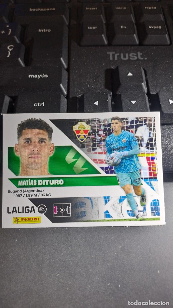 Coleccionismo cromos antiguos: CROMO DITURO 3 ELCHE LIGA 2026 2027 26 27 ESTE PANINI NUNCA PEGADO