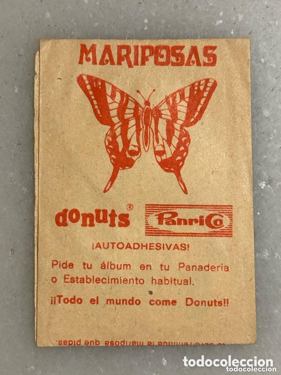 Colecionismo Cromos antigos: Sobre cromos cerrado mariposas d&oacute;nuts Panrico