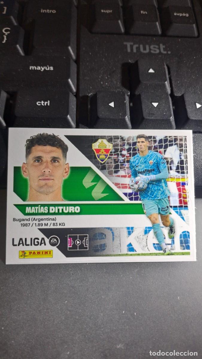 Coleccionismo cromos antiguos: CROMO DITURO 3 ELCHE LIGA 2026 2027 26 27 ESTE PANINI NUNCA PEGADO