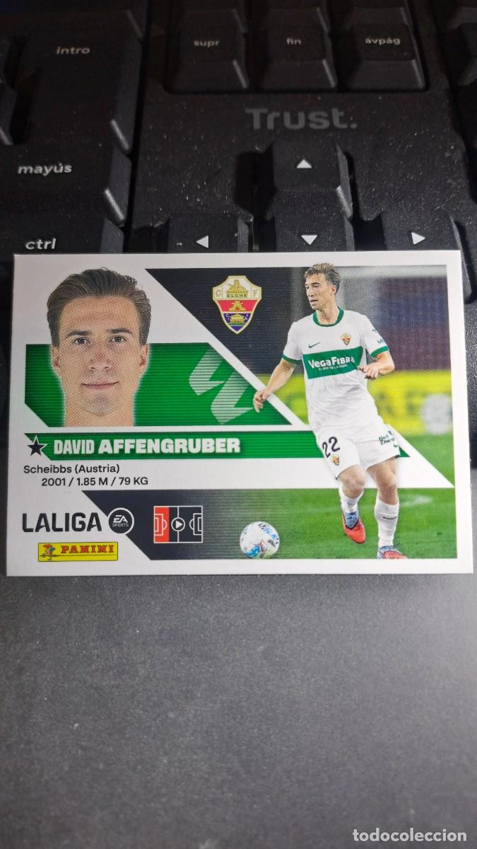 Coleccionismo cromos antiguos: CROMO AFFENGRUBER 8 ELCHE LIGA 2026 2027 26 27 ESTE PANINI NUNCA PEGADO