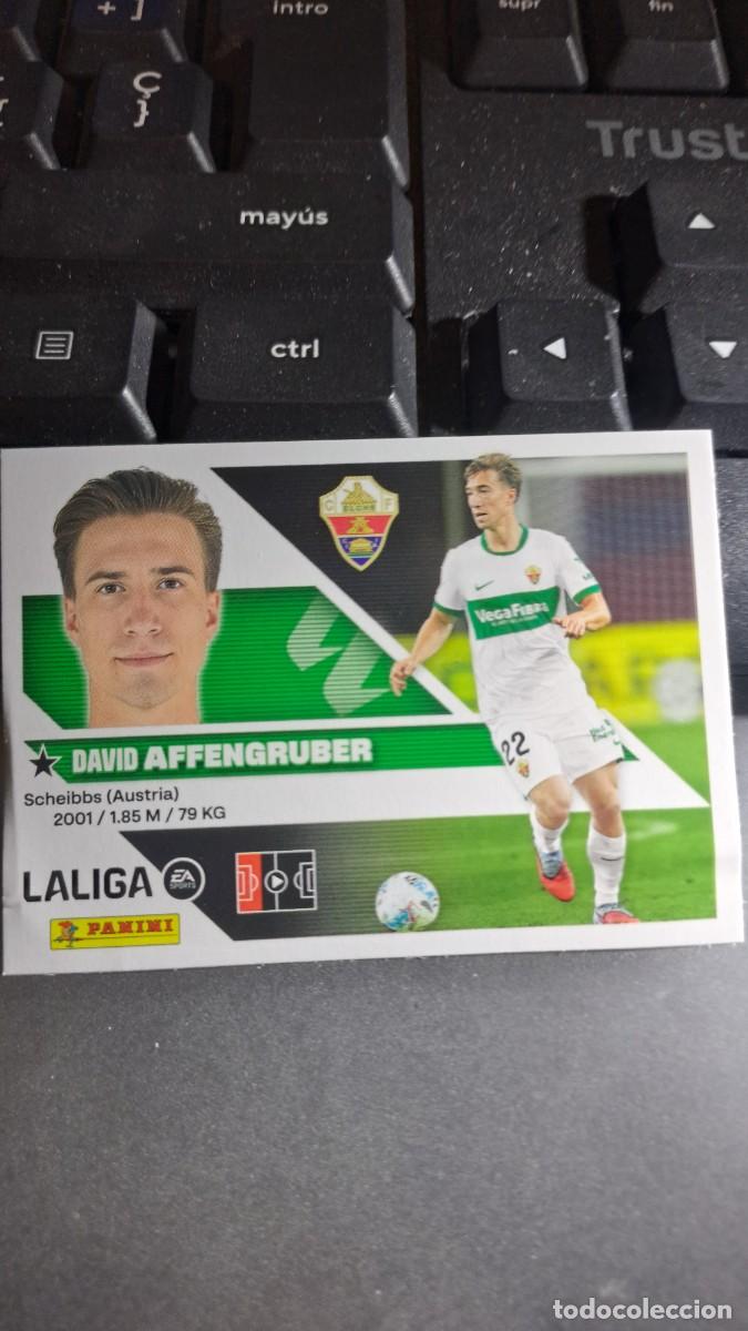 Coleccionismo cromos antiguos: CROMO AFFENGRUBER 8 ELCHE LIGA 2026 2027 26 27 ESTE PANINI NUNCA PEGADO