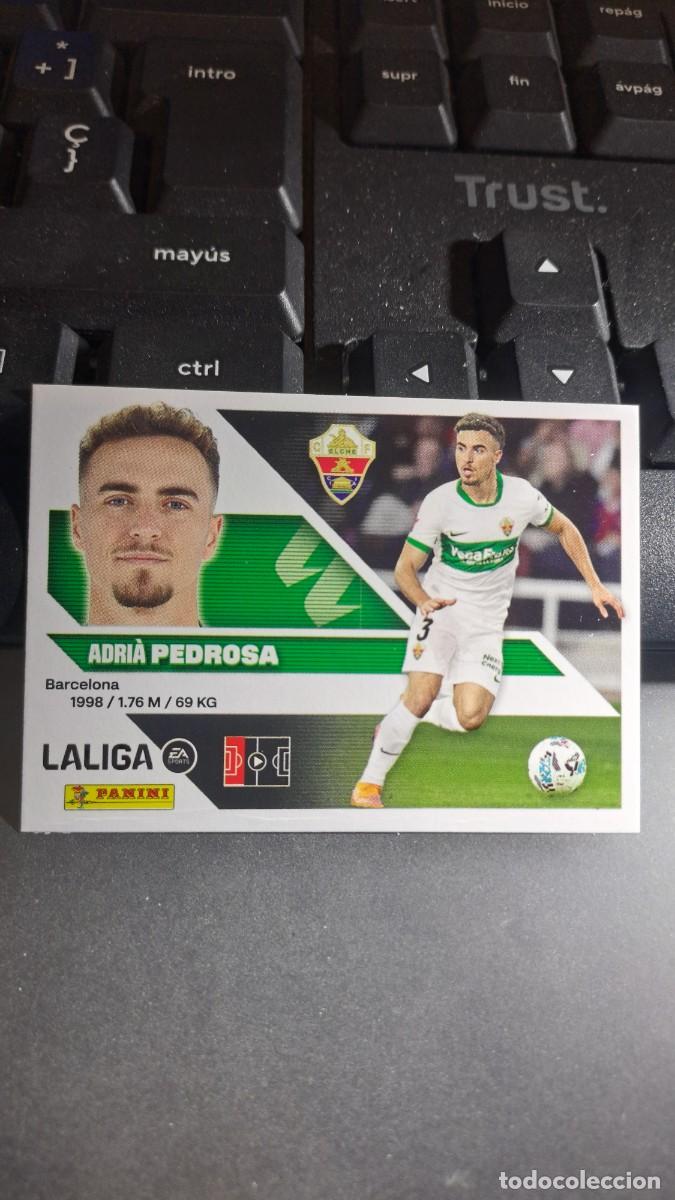 Coleccionismo cromos antiguos: CROMO PEDROSA 9A 9 A ELCHE LIGA 2026 2027 26 27 ESTE PANINI NUNCA PEGADO