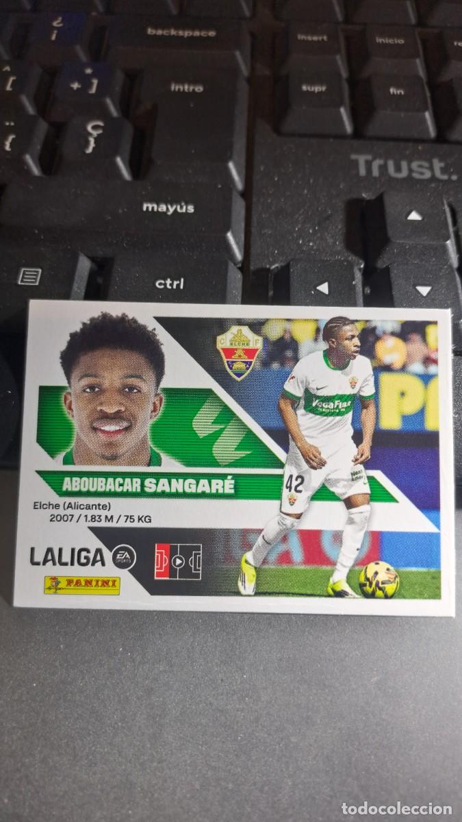 Coleccionismo cromos antiguos: CROMO SANGARE 9B 9 B ELCHE LIGA 2026 2027 26 27 ESTE PANINI NUNCA PEGADO