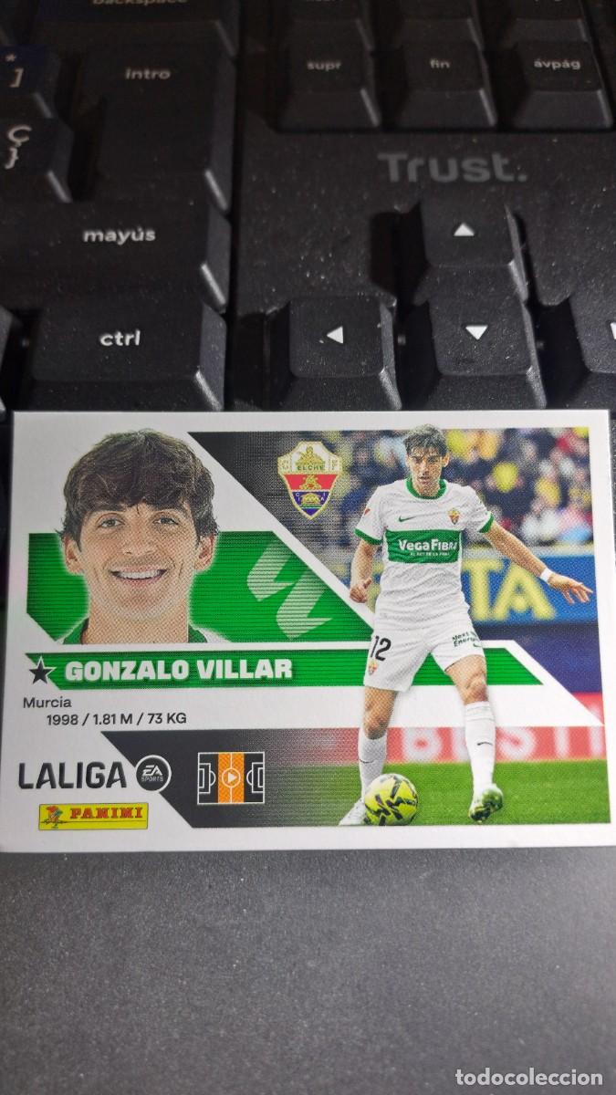 Coleccionismo cromos antiguos: CROMO GONZALO VILLAR 12 ELCHE LIGA 2026 2027 26 27 ESTE PANINI NUNCA PEGADO
