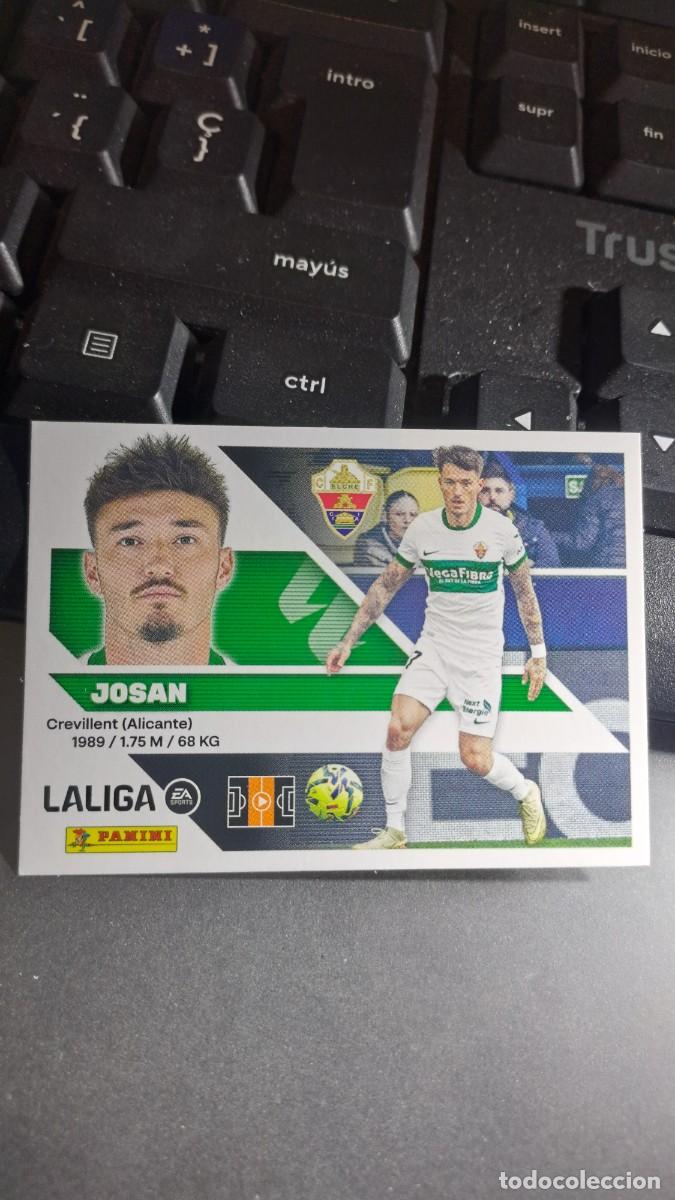 Coleccionismo cromos antiguos: CROMO JOSAN 15 ELCHE LIGA 2026 2027 26 27 ESTE PANINI NUNCA PEGADO