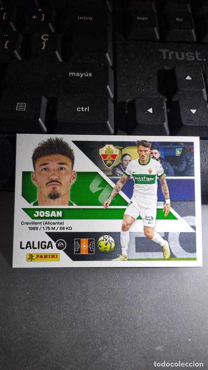 Coleccionismo cromos antiguos: CROMO JOSAN 15 ELCHE LIGA 2026 2027 26 27 ESTE PANINI NUNCA PEGADO