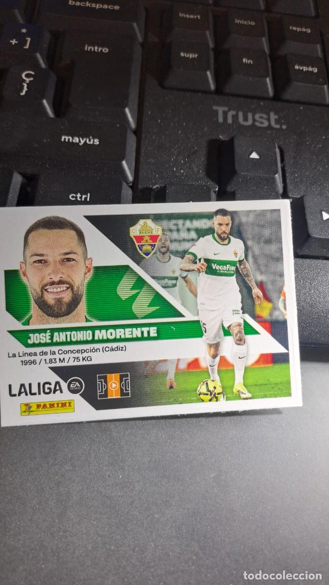 Coleccionismo cromos antiguos: CROMO MORENTE 16 ELCHE LIGA 2026 2027 26 27 ESTE PANINI NUNCA PEGADO