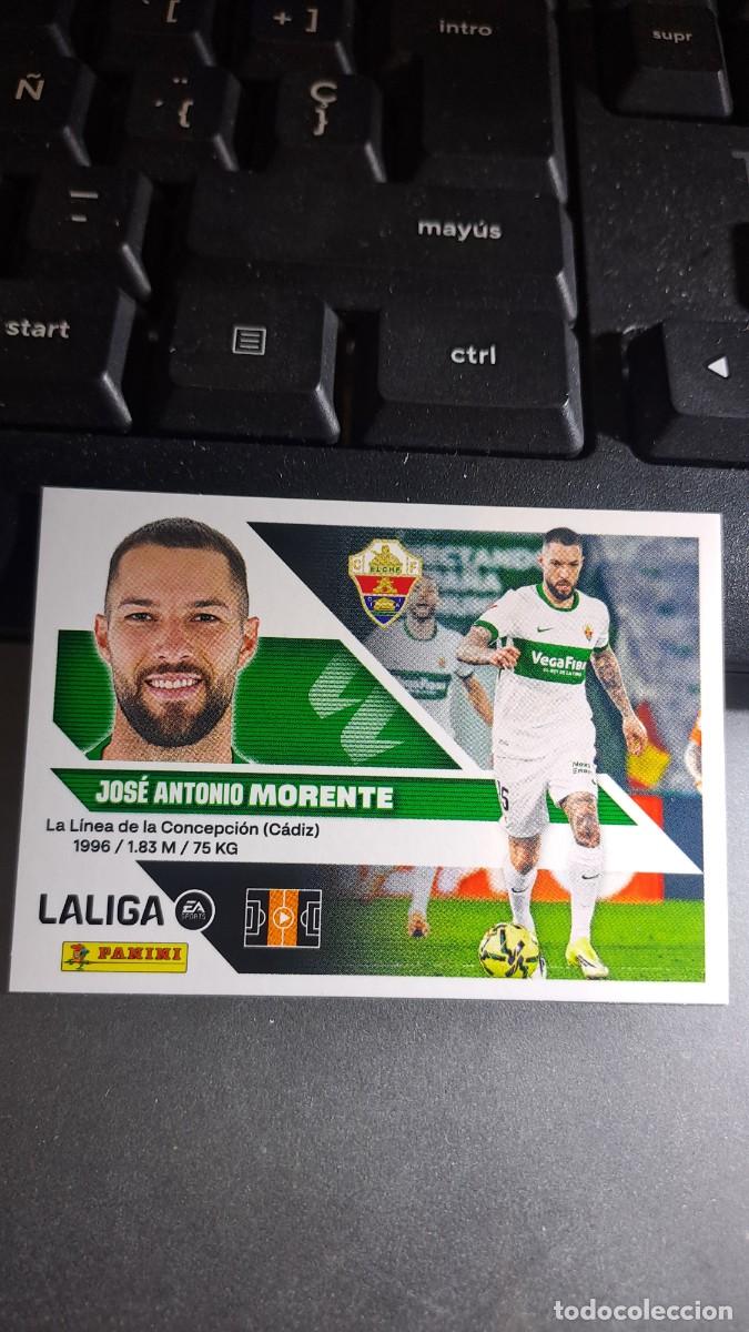 Coleccionismo cromos antiguos: CROMO MORENTE 16 ELCHE LIGA 2026 2027 26 27 ESTE PANINI NUNCA PEGADO