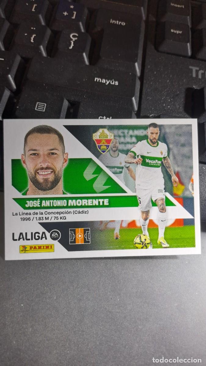 Coleccionismo cromos antiguos: CROMO MORENTE 16 ELCHE LIGA 2026 2027 26 27 ESTE PANINI NUNCA PEGADO