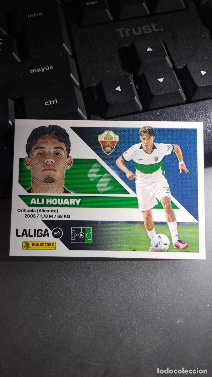 Coleccionismo cromos antiguos: CROMO ALI HOUARY 17 ELCHE LIGA 2026 2027 26 27 ESTE PANINI NUNCA PEGADO