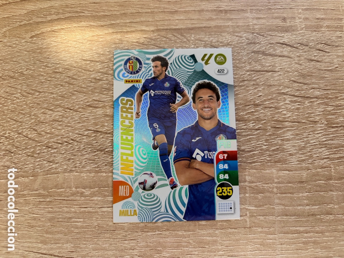 Coleccionismo cromos antiguos: 422 MILLA INFLUENCERS ADRENALYN XL 2024 2025 24 25 GETAFE CF
