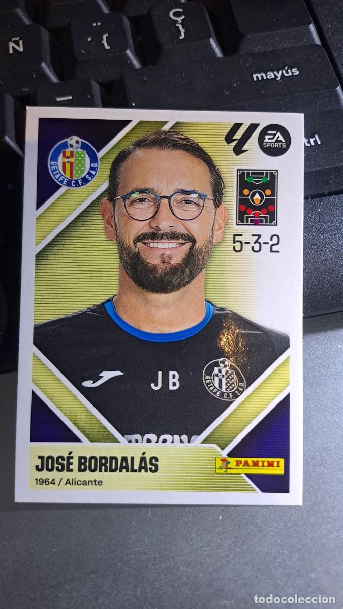 Coleccionismo cromos antiguos: CROMO JOSE BORDALAS 2 ENTRENADOR GETAFE LIGA 2026 2027 26 27 ESTE PANINI NUNCA PEGADO