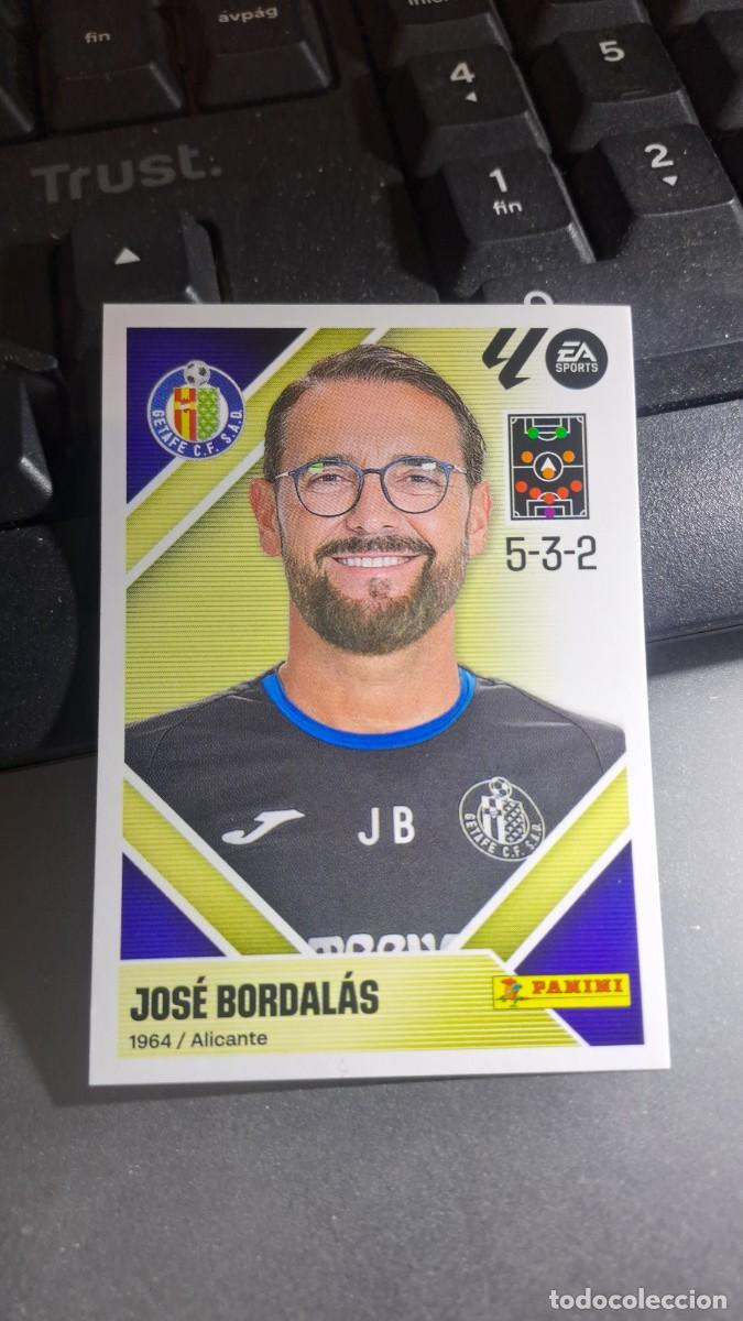 Coleccionismo cromos antiguos: CROMO JOSE BORDALAS 2 ENTRENADOR GETAFE LIGA 2026 2027 26 27 ESTE PANINI NUNCA PEGADO