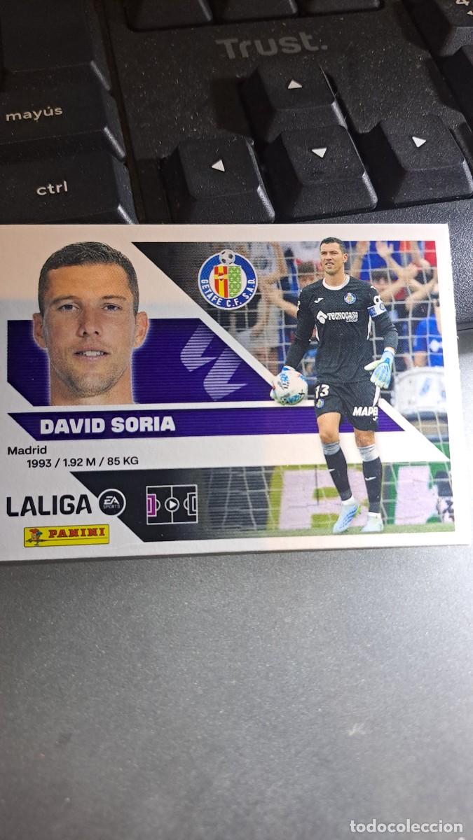 Coleccionismo cromos antiguos: CROMO DAVID SORIA 3 GETAFE LIGA 2026 2027 26 27 ESTE PANINI NUNCA PEGADO