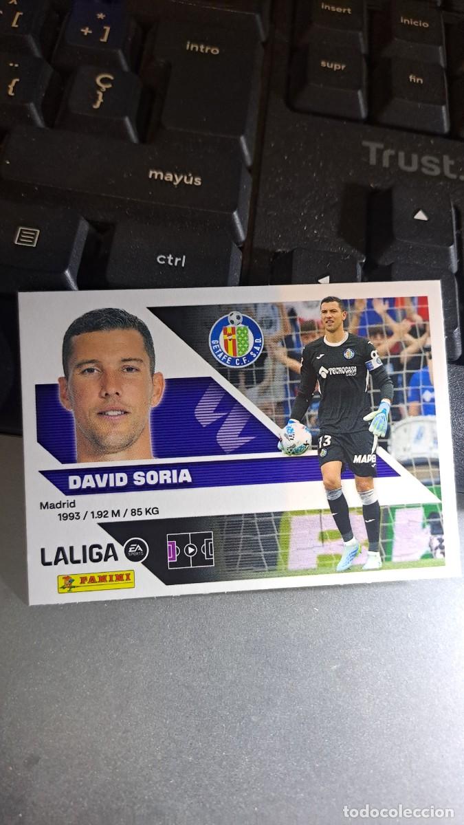 Coleccionismo cromos antiguos: CROMO DAVID SORIA 3 GETAFE LIGA 2026 2027 26 27 ESTE PANINI NUNCA PEGADO