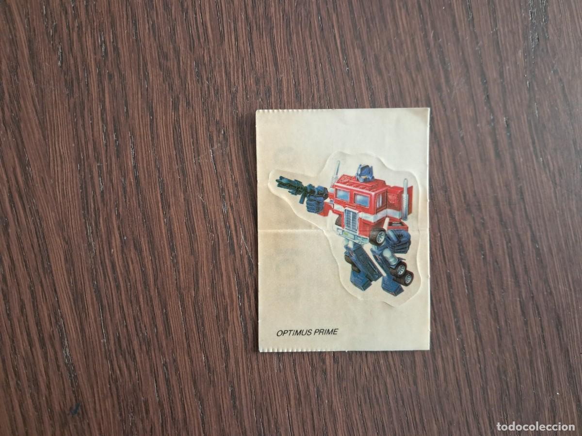 Collectionnisme Cartes &agrave; collectionner anciennes: cromo bollycao transformers trans formers, Optimus prime, a&ntilde;o 1986
