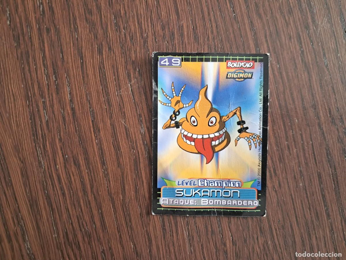 Colecionismo Cromos antigos: CROMO DE BOLLYCAO DIGIMON LEVEL CHAMPION . N&ordm; 49, SUKAMON.