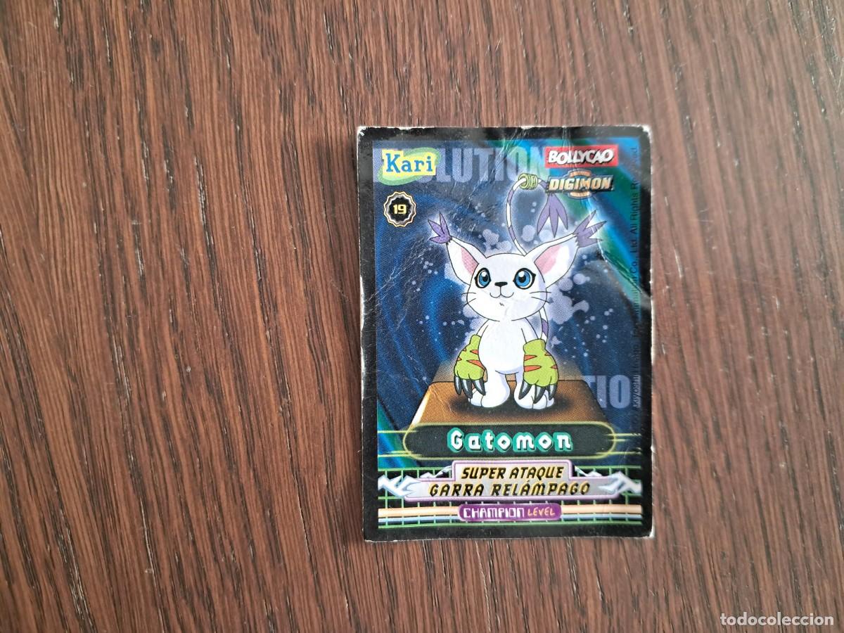 Coleccionismo cromos antiguos: CROMO DE BOLLYCAO DIGIMON LEVEL CHAMPION . N&ordm; 19, GATOMON.