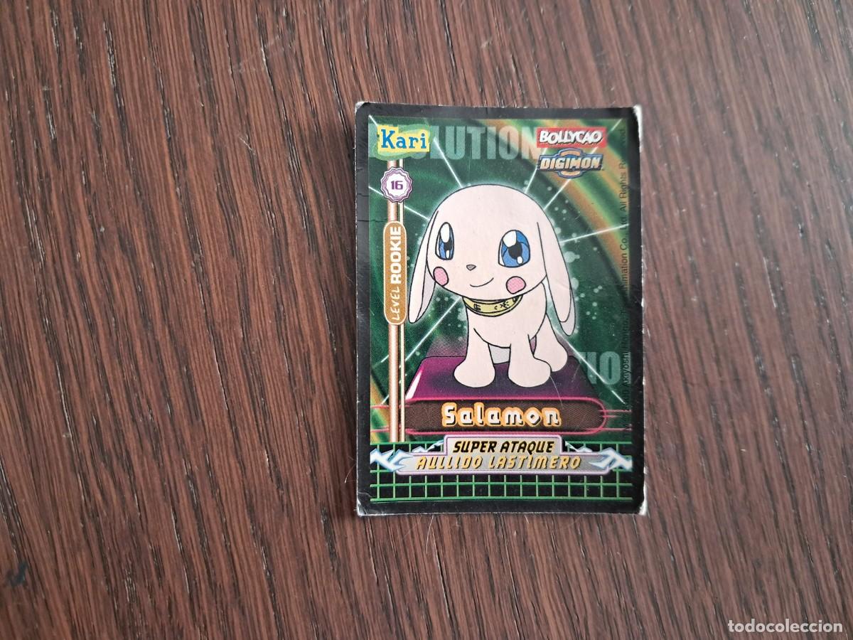 Coleccionismo cromos antiguos: CROMO DE BOLLYCAO DIGIMON LEVEL ROOKIE . N&ordm; 19, SALAMON. DESPEGADO.