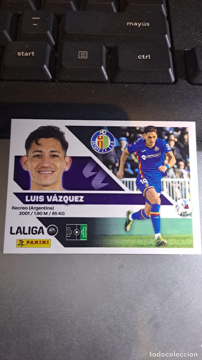 Coleccionismo cromos antiguos: CROMO LUIS VAZQUEZ 19 GETAFE LIGA 2026 2027 26 27 ESTE PANINI NUNCA PEGADO