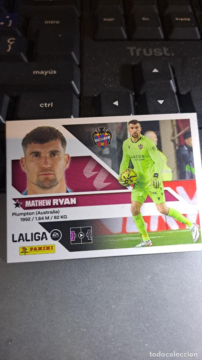 Coleccionismo cromos antiguos: CROMO RYAN 3 LEVANTE LIGA 2026 2027 26 27 ESTE PANINI NUNCA PEGADO