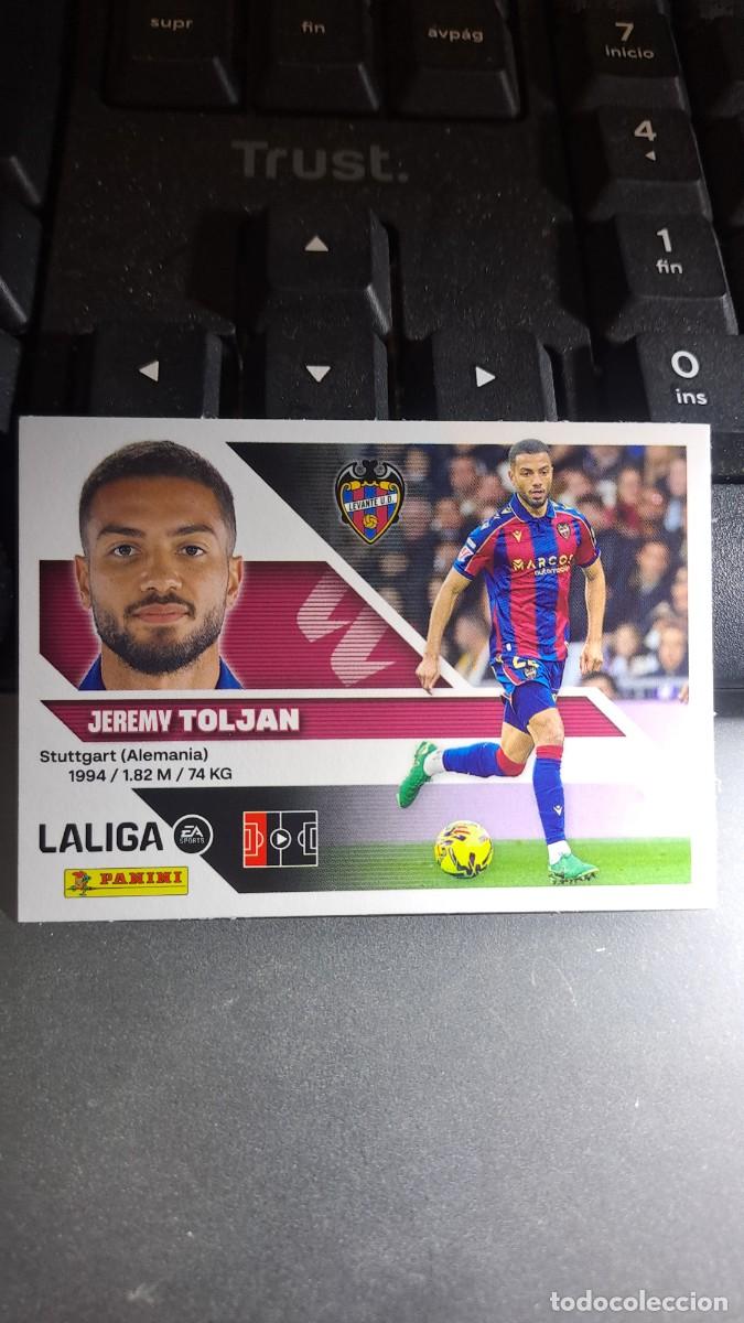 Coleccionismo cromos antiguos: CROMO TOLJAN 5 LEVANTE LIGA 2026 2027 26 27 ESTE PANINI NUNCA PEGADO