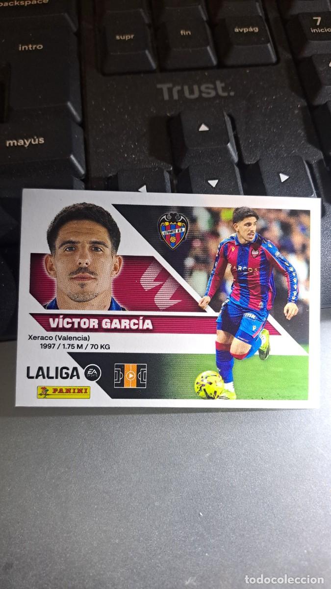 Coleccionismo cromos antiguos: CROMO VICTOR GARCIA 14A 14 A LEVANTE LIGA 2026 2027 26 27 ESTE PANINI NUNCA PEGADO