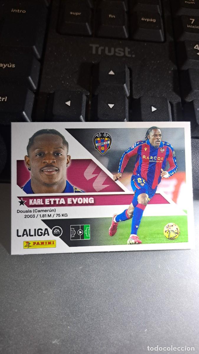 Coleccionismo cromos antiguos: CROMO ETTA EYONG 19 LEVANTE LIGA 2026 2027 26 27 ESTE PANINI NUNCA PEGADO