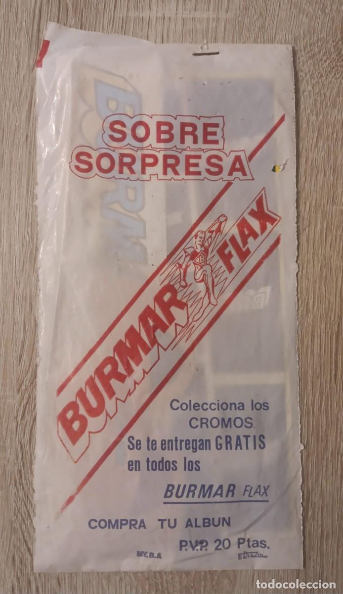 Coleccionismo cromos antiguos: SOBRE SORPRESA CROMOS BURMAR FLASH NO MATUTANO NO PANRICO NO CROPAN BIMBO NO PHOSKITOS