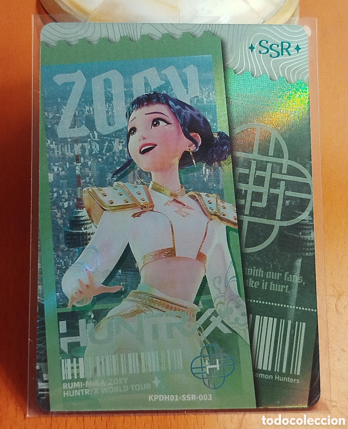 Coleccionismo cromos antiguos: Carta KPop Demon Hunters Zoey SSR