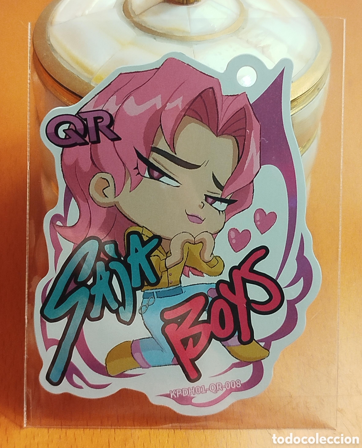 Coleccionismo cromos antiguos: Carta Troquelada Kayou Rumi QR - K-Pop Demon Hunters - Netflix