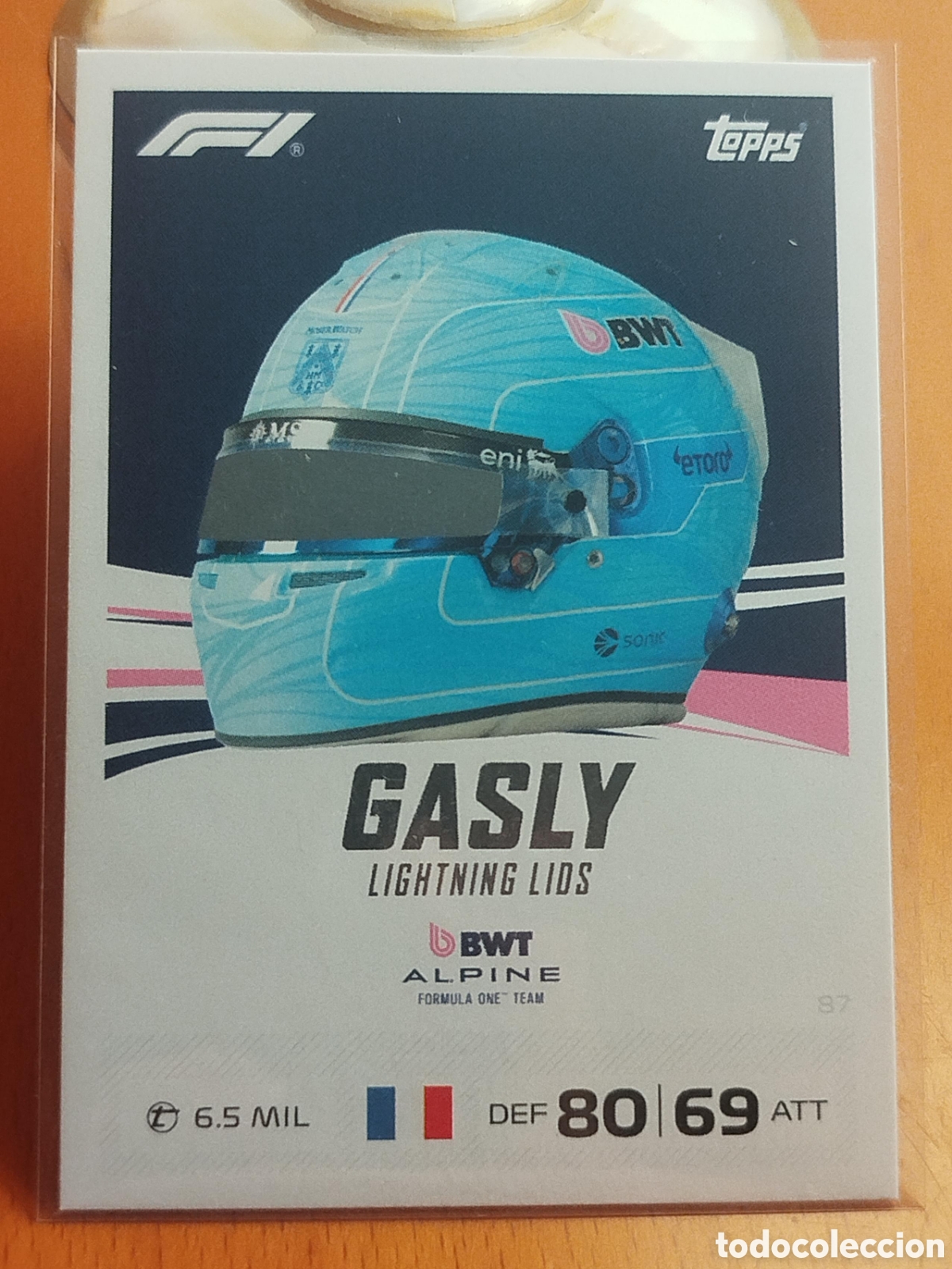 Coleccionismo cromos antiguos: Cromo Pierre Gasly 87 Topps Turbo Attax F1 2026 - Alpine