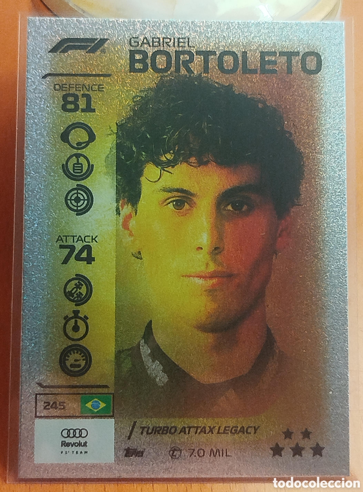 Coleccionismo cromos antiguos: Cromo Gabriel Bortoleto #245 - Topps Turbo Attax F1 2026