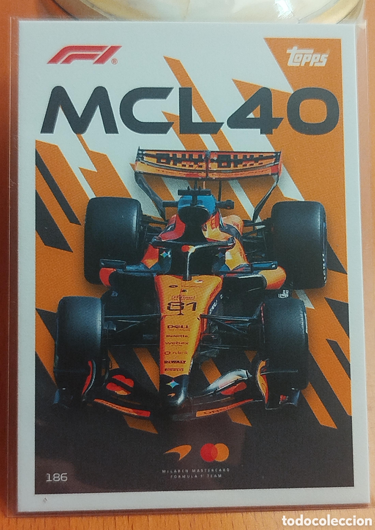 Coleccionismo cromos antiguos: Cromo Monoplaza MCL40 #186 - Topps Turbo Attax F1 2026 - McLaren