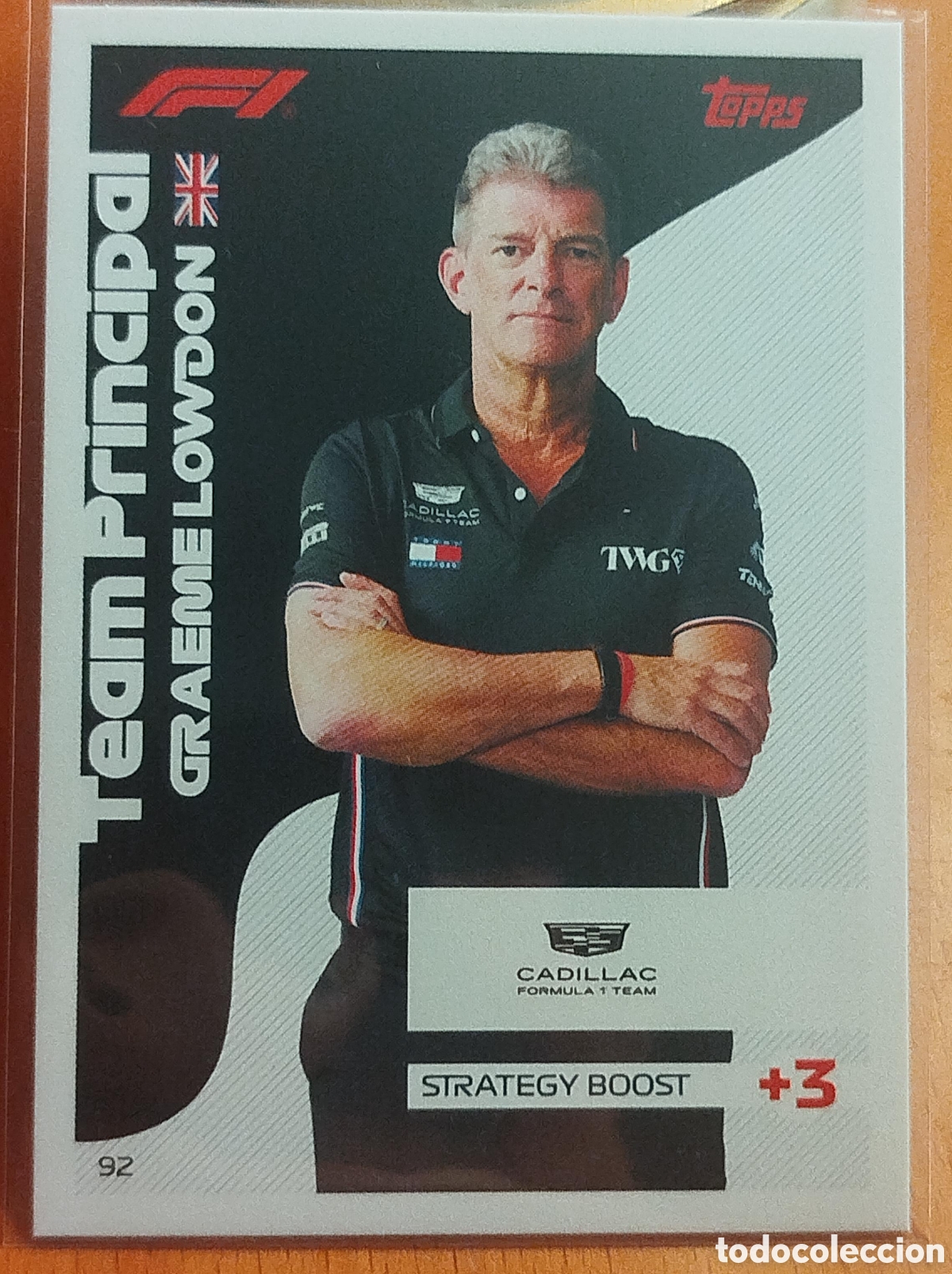 Coleccionismo cromos antiguos: Cromo Graeme Lowdon #92 Team Principal - Topps Turbo Attax F1 2026 - Cadillac