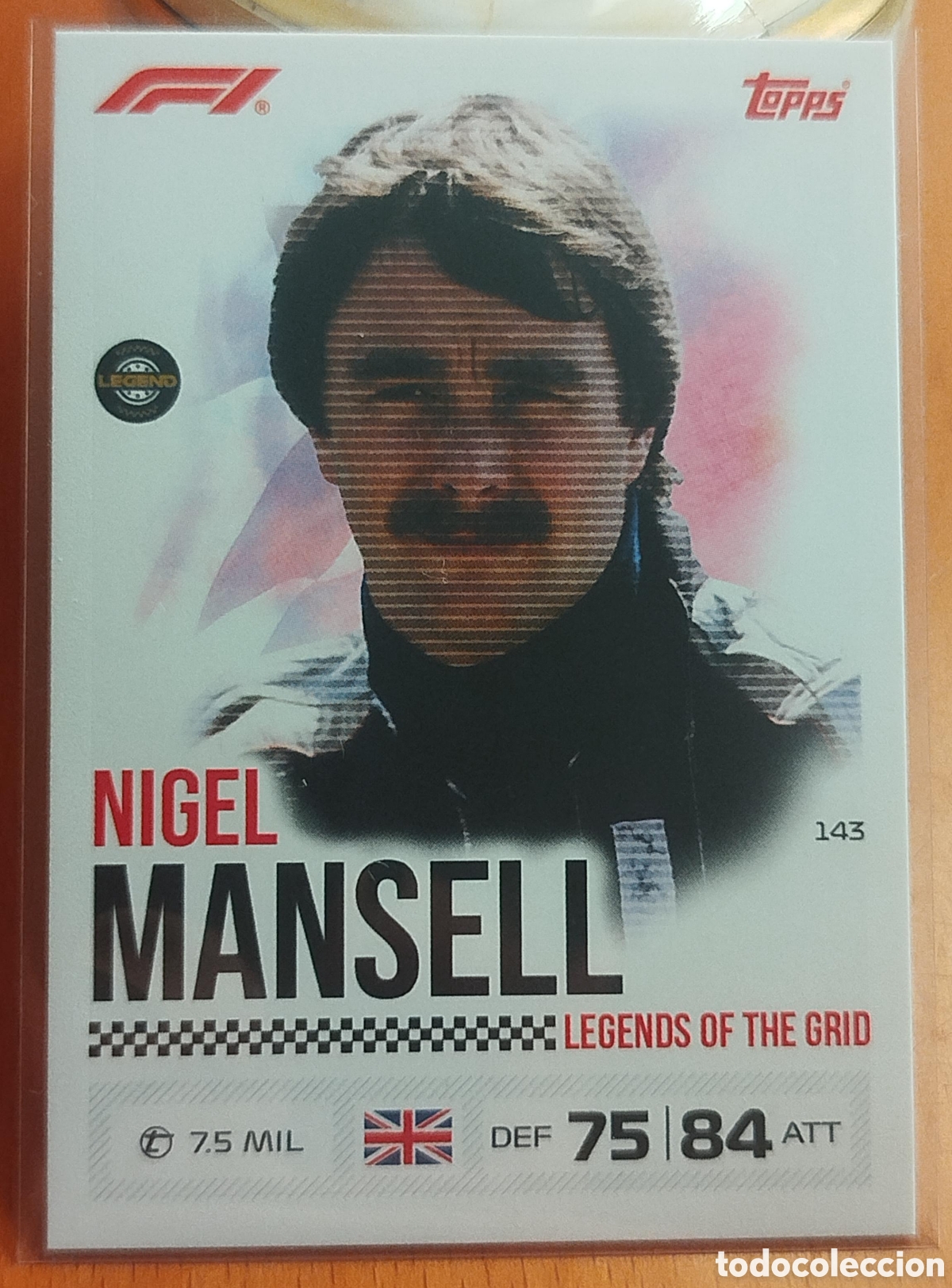 Coleccionismo cromos antiguos: Cromo Nigel Mansell #143 Legends of the Grid - Topps Turbo Attax F1 2026