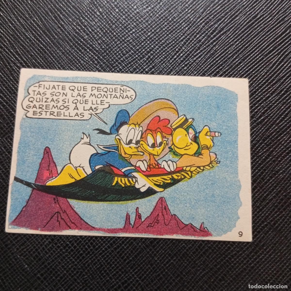 Coleccionismo cromos antiguos: 9 VIAJE A LAS ESTRELLAS CHOCOLATES LLOVERAS DISNEY 1948 CROMO - SIN PEGAR - A214 PG1