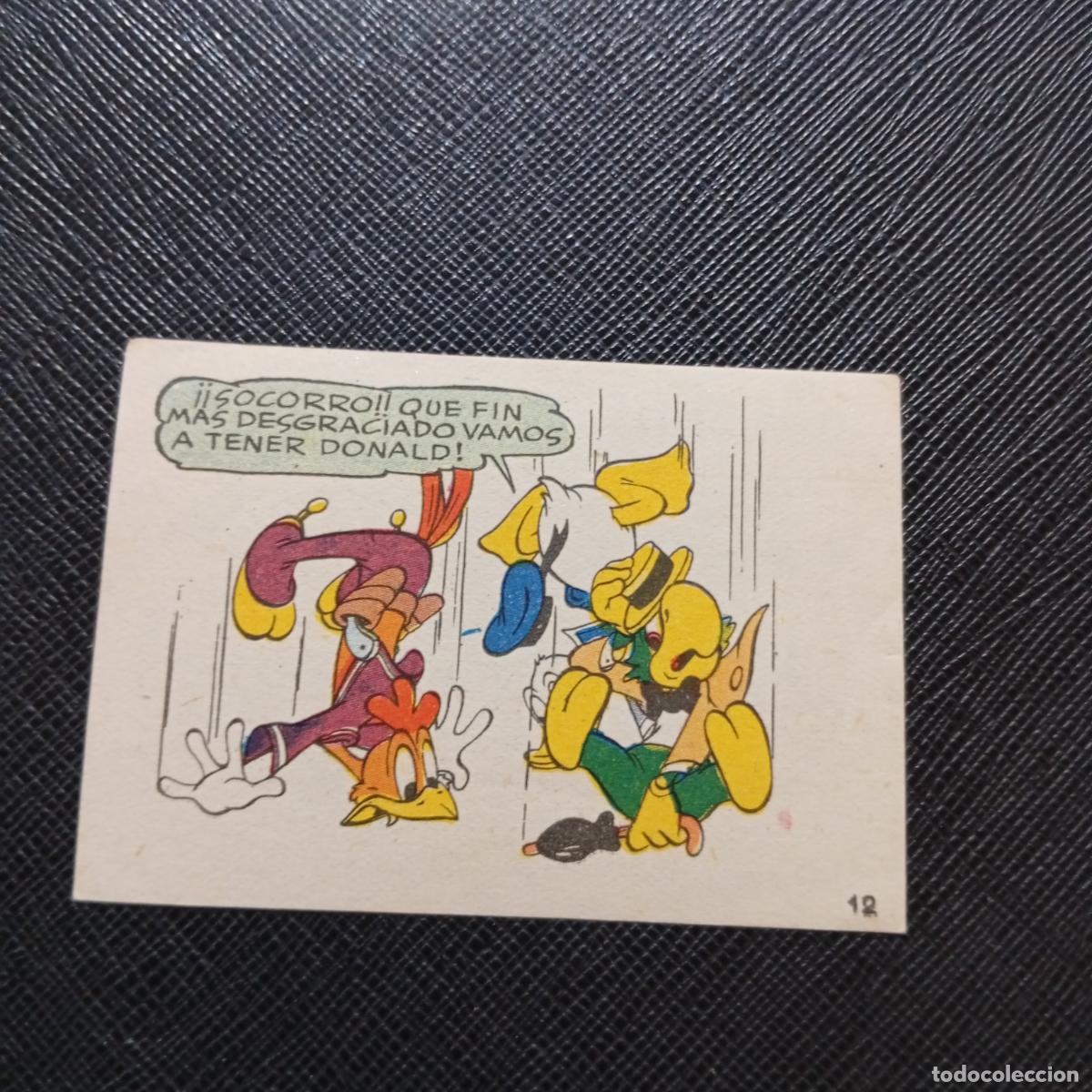 Coleccionismo cromos antiguos: 12 VIAJE A LAS ESTRELLAS CHOCOLATES LLOVERAS DISNEY 1948 CROMO - SIN PEGAR - A214 PG1