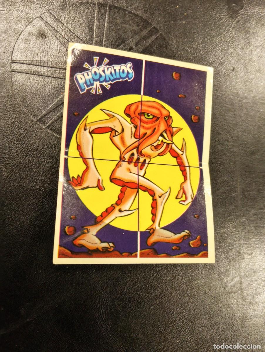 Coleccionismo cromos antiguos: CROMO ADHESIVO A&Ntilde;OS 90 - PHOSKITOS - CERBATAK