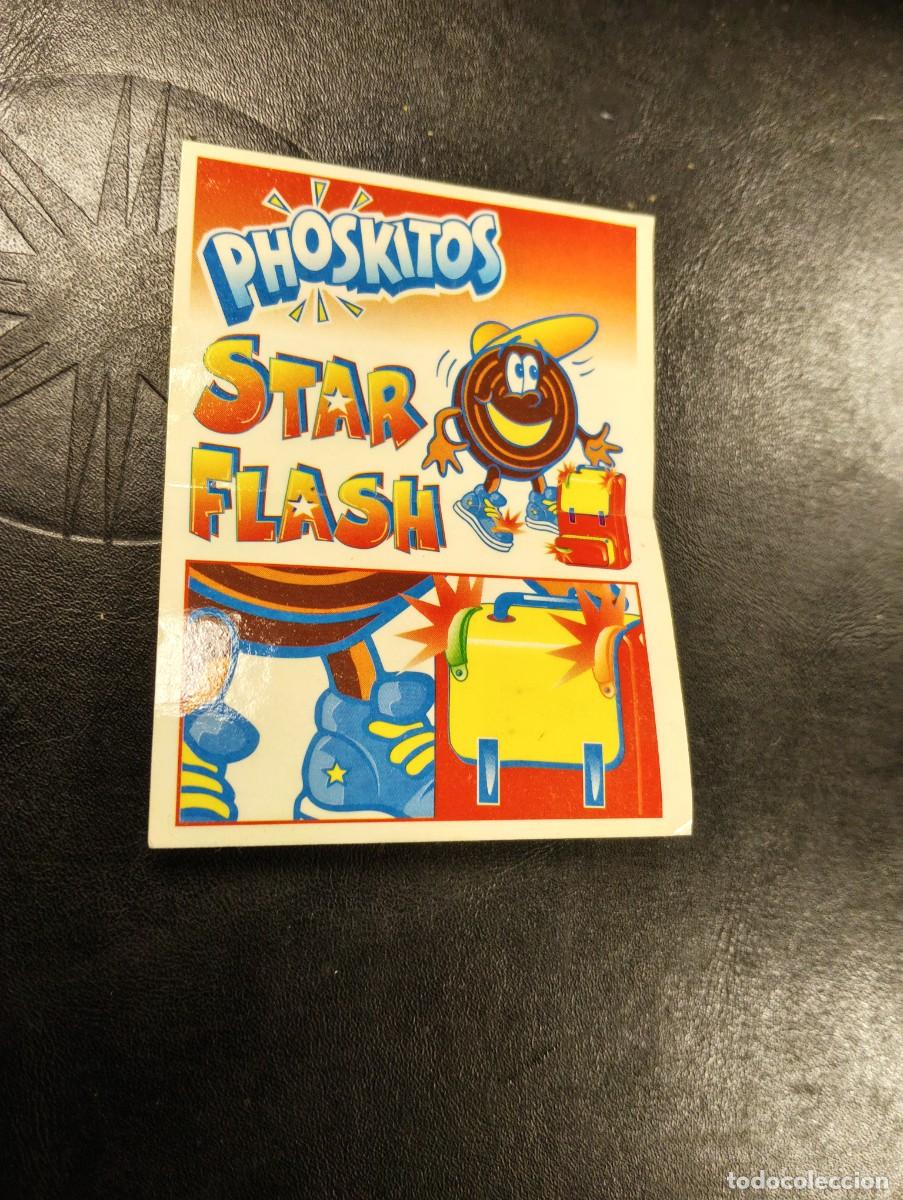 Coleccionismo cromos antiguos: CROMO ADHESIVO A&Ntilde;OS 90 - PHOSKITOS - STAR FLASH