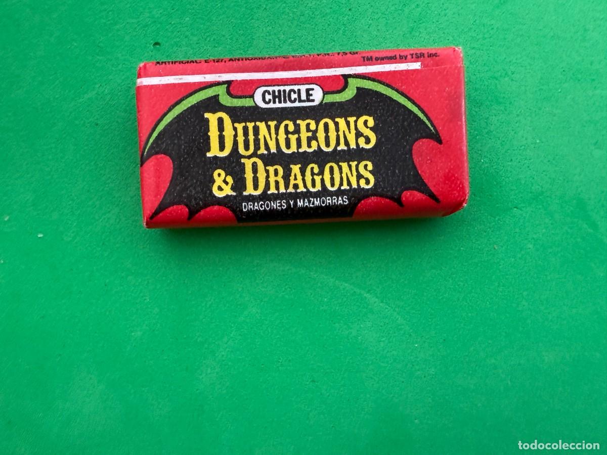 Coleccionismo cromos antiguos: Chicle cerrado sin abrir - Dragones y Mazmorras - General de Confiter&iacute;a Dunkin