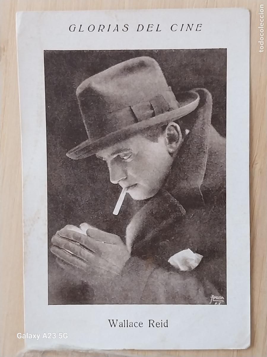 Coleccionismo cromos antiguos: WALLACE REID GLORIAS CINE CROMO 15 NO PUBLICIDAD 11.2X7.8CMS ORIGINAL
