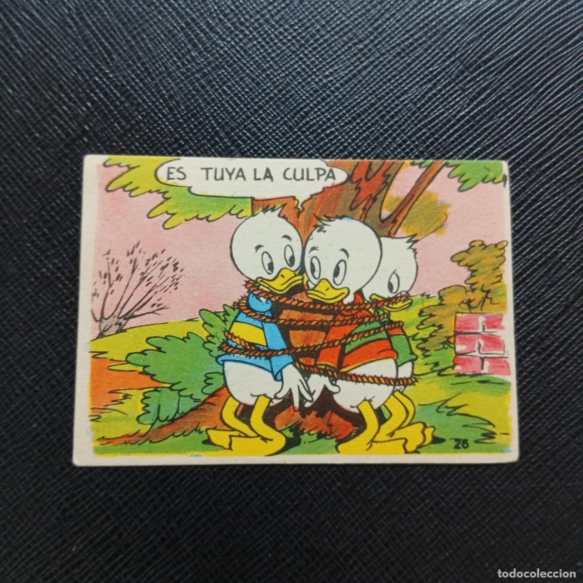 Coleccionismo cromos antiguos: 26 PESCA DE TRUCHAS CHOCOLATES LLOVERAS DISNEY 1948 CROMO - SIN PEGAR - A214 PG10 B