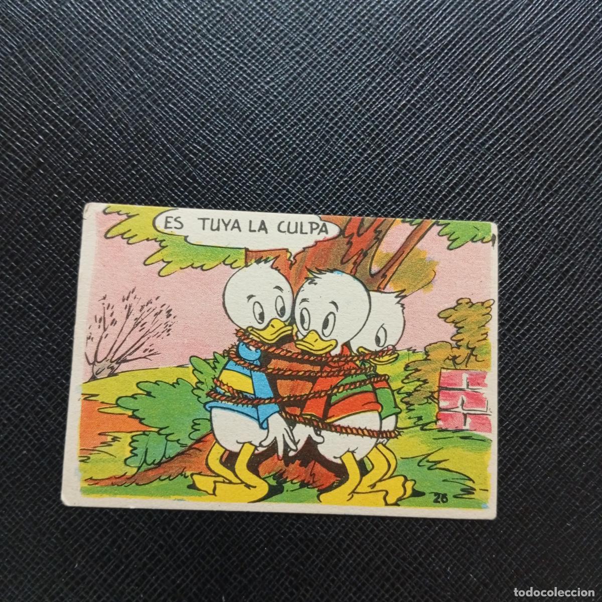 Coleccionismo cromos antiguos: 26 PESCA DE TRUCHAS CHOCOLATES LLOVERAS DISNEY 1948 CROMO - SIN PEGAR - A214 PG19