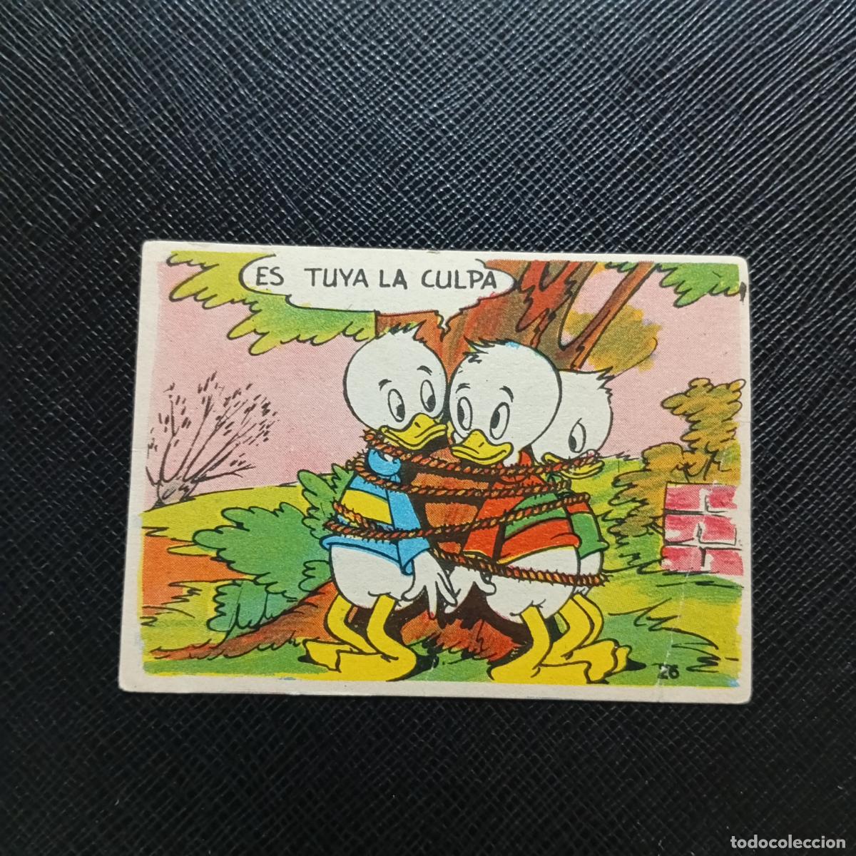 Coleccionismo cromos antiguos: 26 PESCA DE TRUCHAS CHOCOLATES LLOVERAS DISNEY 1948 CROMO - SIN PEGAR - A214 PG28 B