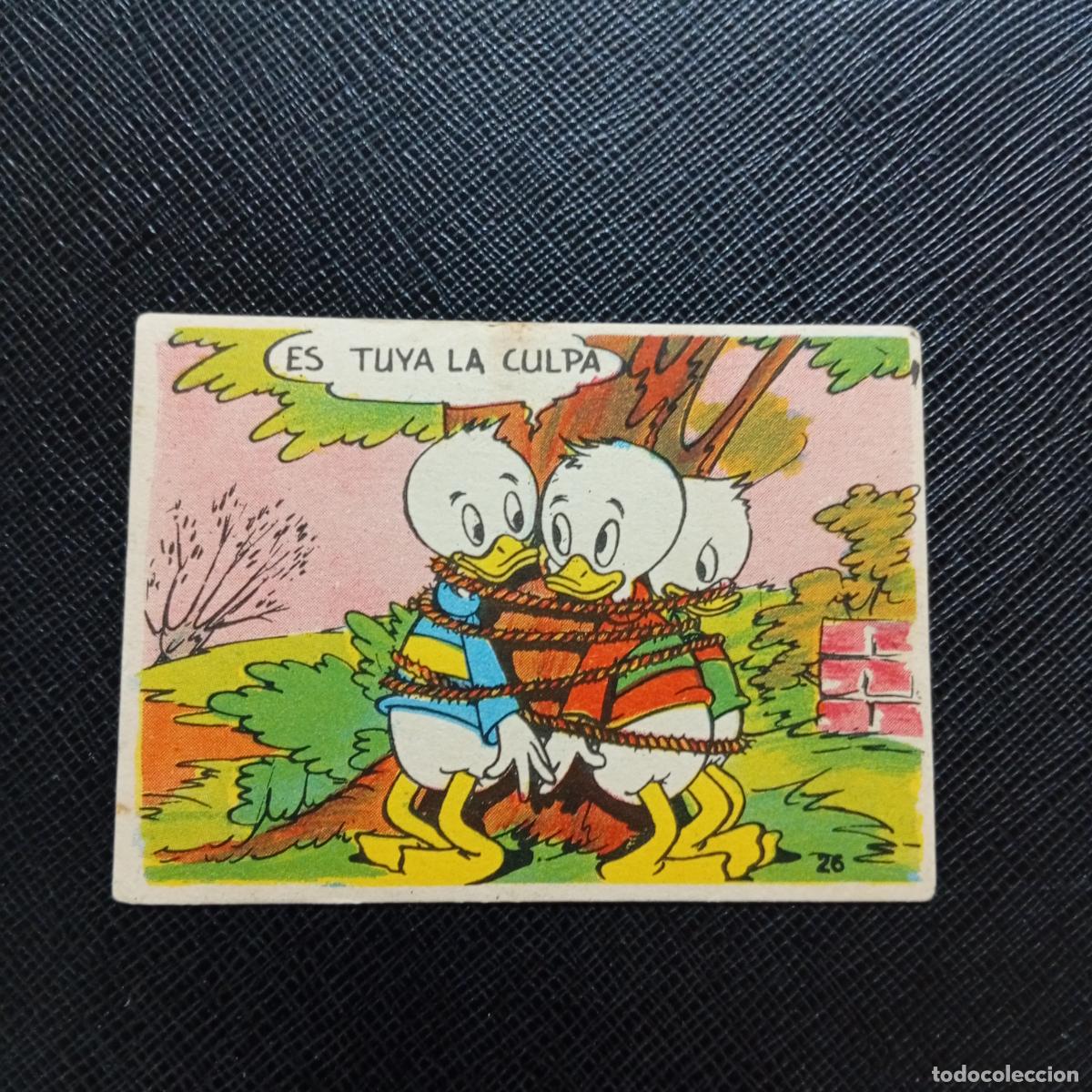 Coleccionismo cromos antiguos: 26 PESCA DE TRUCHAS CHOCOLATES LLOVERAS DISNEY 1948 CROMO - SIN PEGAR - A214 PG46 B