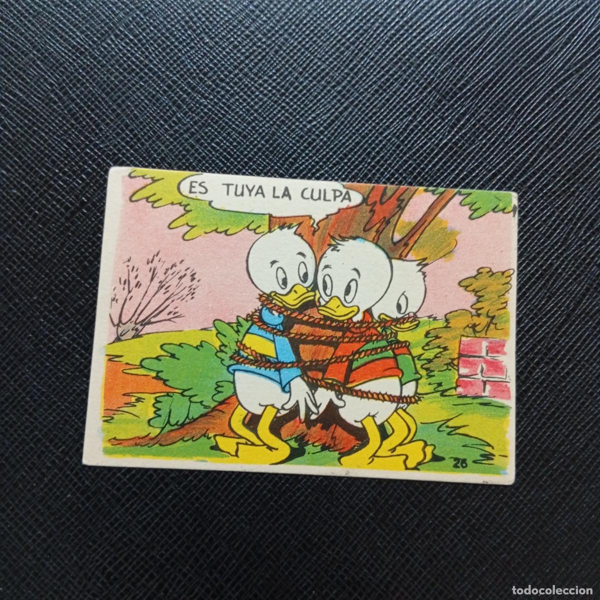 Coleccionismo cromos antiguos: 26 PESCA DE TRUCHAS CHOCOLATES LLOVERAS DISNEY 1948 CROMO - SIN PEGAR - A214 PG55 B