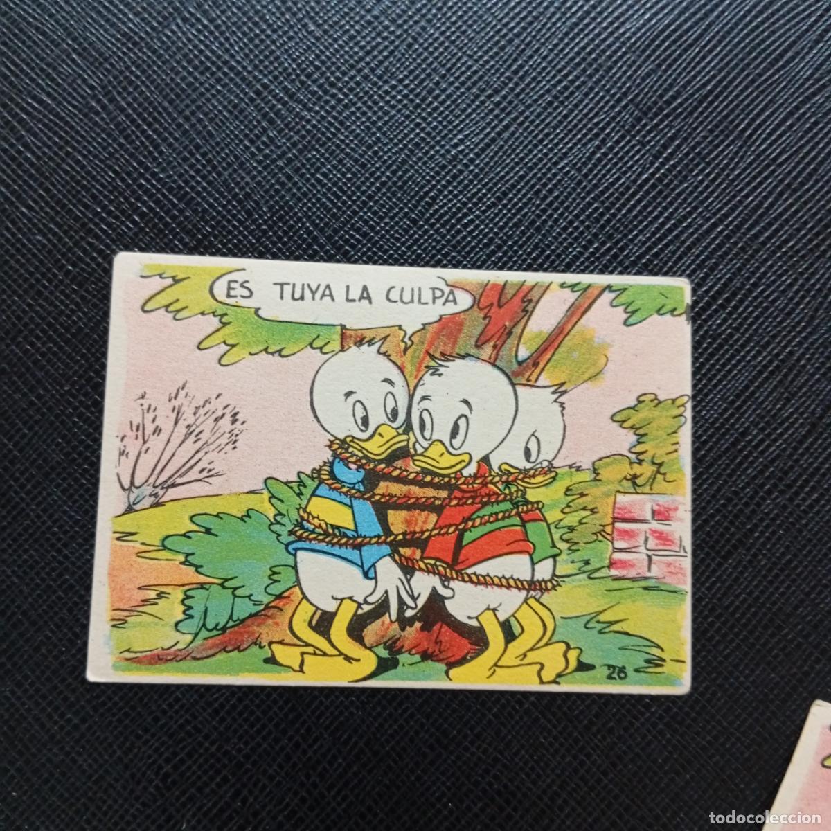 Coleccionismo cromos antiguos: 26 PESCA DE TRUCHAS CHOCOLATES LLOVERAS DISNEY 1948 CROMO - SIN PEGAR - A214 PG64