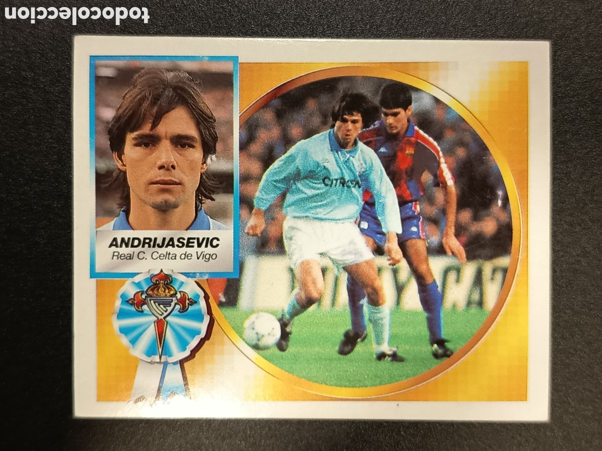 Coleccionismo cromos antiguos: ANDRIJASEVIC CELTA DE VIGO LIGA 94-95 1994-95 1994 1995 EDICIONES ESTE BAJA SIN PEGAR